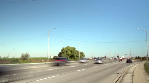 Road Traffic, Time-lapse Stock Footage 31668613