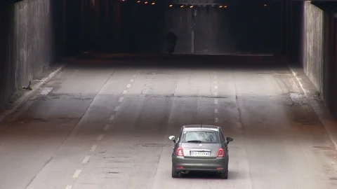 Road traffic in time lapse Stock Footage 86637379