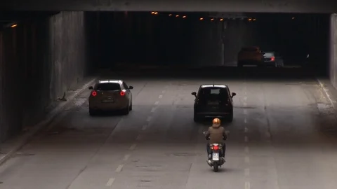 Road traffic in time lapse Stock Footage 86637665