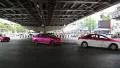 Road traffic under bridge in Bangkok, Thailand HD Footage