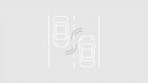 Road traffic white line animation Stock Footage 312199665
