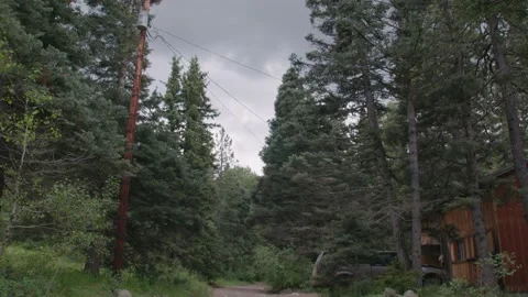 Road trail in mountains Stock Footage 204882396