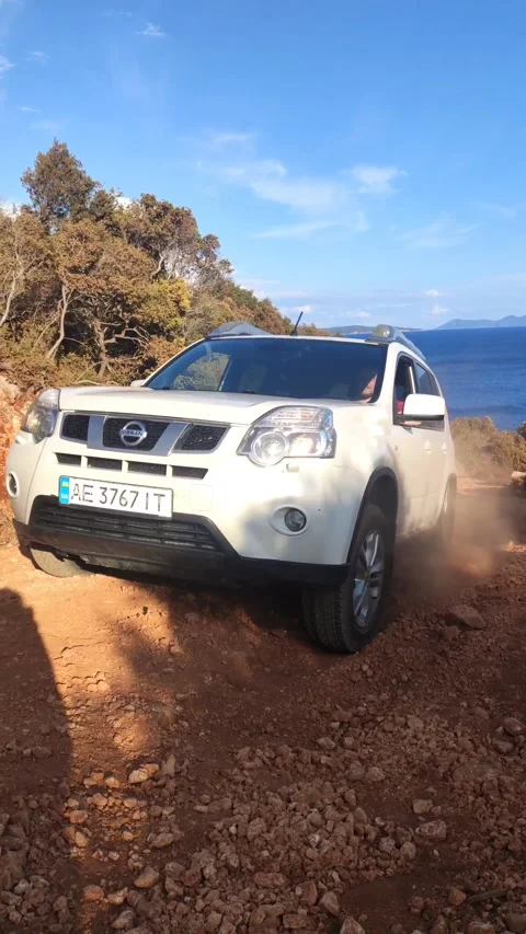 Off road trail from sea beach Stock Footage 165507945