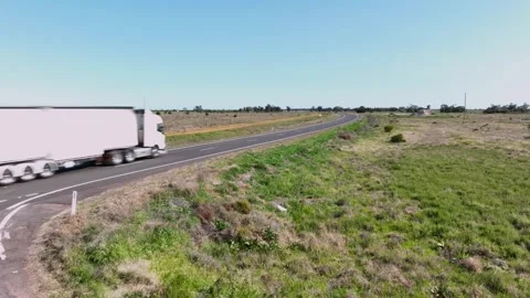 Road Train Stock Footage 321385780