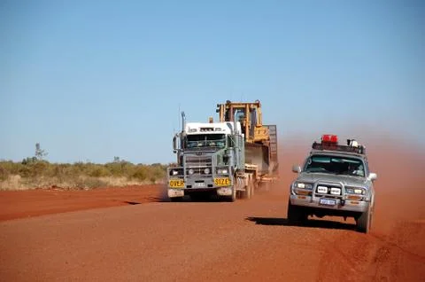 Road train Stock Photos