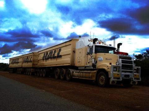 Road train Stock Photos