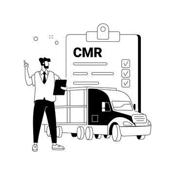 Road transport documents abstract concept vector illustration. イラスト素材