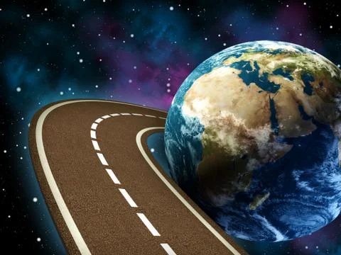 Road travel Stock Illustration