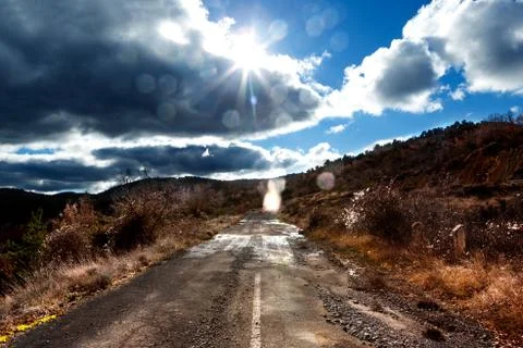 Road trip concept Stock Photos