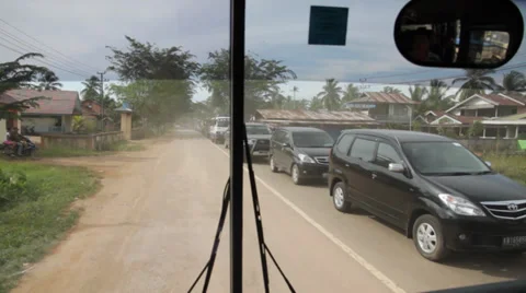 Road Trip in Indonesia Stock Footage 32282454