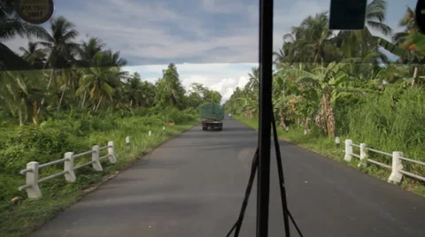 Road Trip in Indonesia Stock Footage 32282654