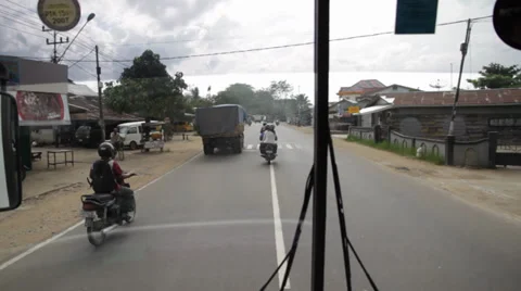 Road Trip in Indonesia Stock Footage 32282672