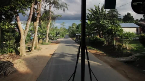 Road Trip in Indonesia Stock Footage 32282687