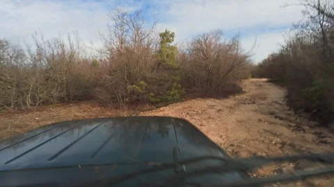 An off-road trip in the mountains Stock Footage 261284615