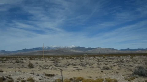 Road trip in Nevada Stock Footage 100839458