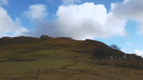 Road trip in Scottish highlands Stock-Footage 263374170
