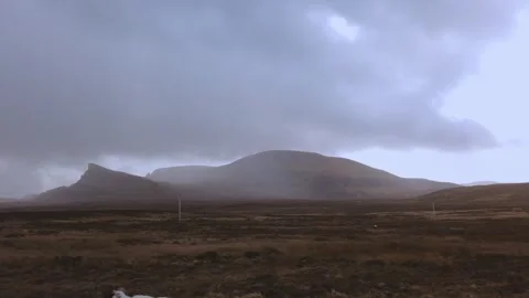Road trip in Scottish highlands Stock-Footage 263374752