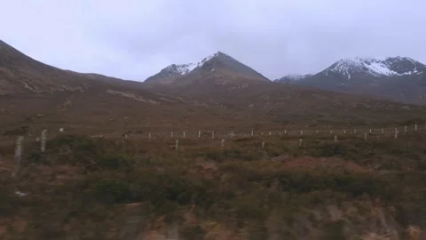 Road trip in Scottish highlands Stock-Footage 263374909