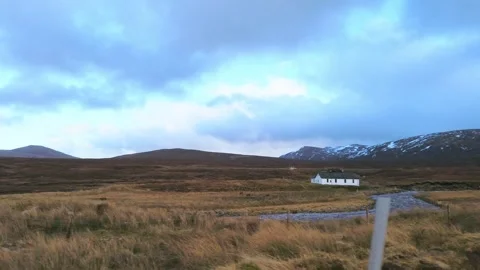Road trip in Scottish highlands Stock-Footage 263380047