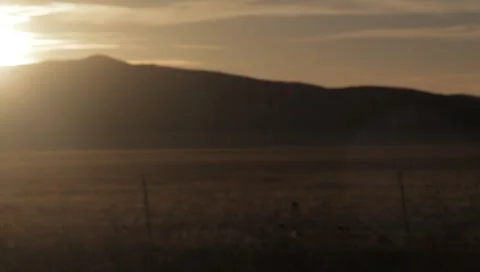 Road Trip Sunset Stock Footage 5879899