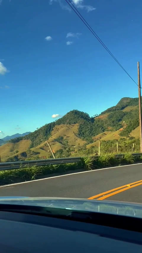 Road trip through the mountains Stock Footage 249838184