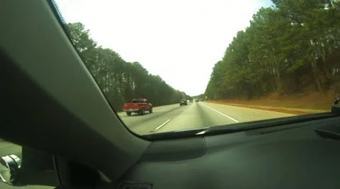 Road Trip Time Lapse Stock Footage 22207902
