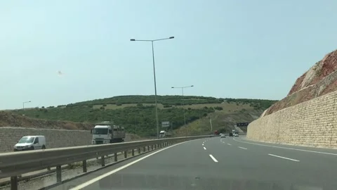 Road trip within Turkey. It shows landscape of Turkey. Stock Footage 248544002