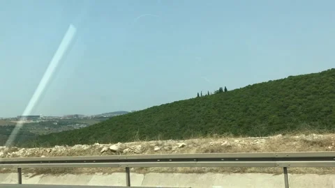 Road trip within Turkey. It shows landscape of Turkey. Stock Footage 248544253