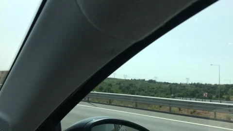 Road trip within Turkey. It shows landscape of Turkey. Stock Footage 248544375