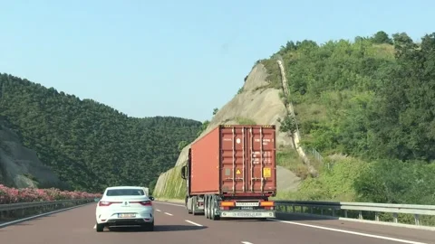 Road trip within Turkey. It shows landscape of Turkey. Stock Footage 248551685