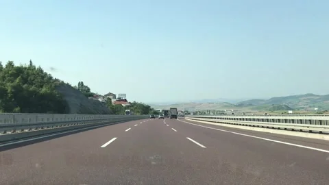 Road trip within Turkey. It shows landscape of Turkey. Stock Footage 248552467
