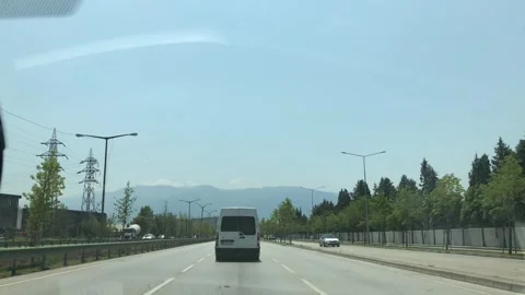 Road trip within Turkey. It shows landscape of Turkey. Stock Footage 248553048
