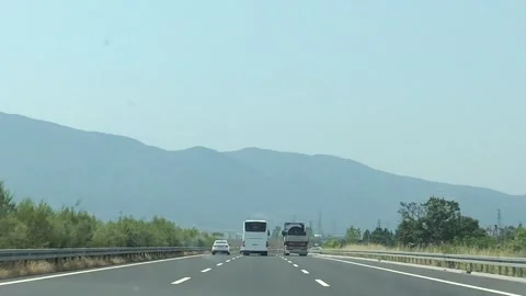Road trip within Turkey. It shows landscape of Turkey. Stock Footage 248553062