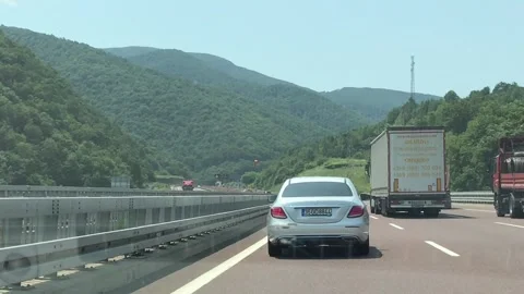 Road trip within Turkey. It shows landscape of Turkey. Stock Footage 248554516