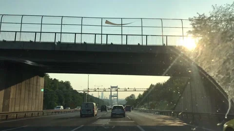 Road trip within Turkey. It shows landscape of Turkey and traffic on road. Stock-Footage 248612874