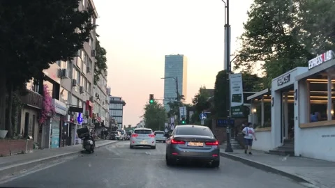 Road trip within Turkey. It shows landscape of Turkey and traffic on road. Stock Footage 248613180