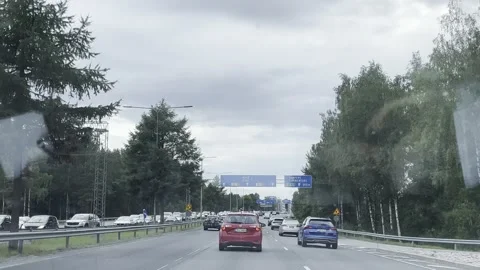Road trip within Turkey. It shows landscape of Turkey and traffic on road. Stock Footage 248613256