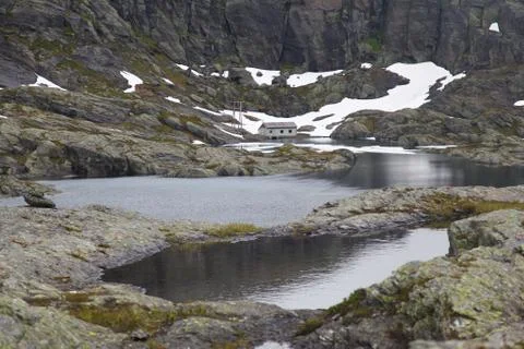 Road to Trolltunga Stock Photos