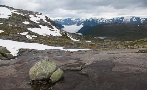 Road to Trolltunga Stock Photos