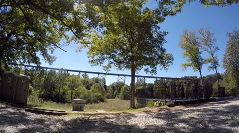 The Road To Tulip Trestle Video stock 56708952