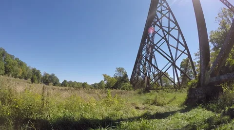 The Road To Tulip Trestle Stock-Footage 56709146