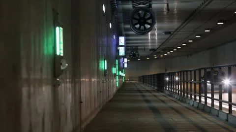 Road tunnel Видео 8927256