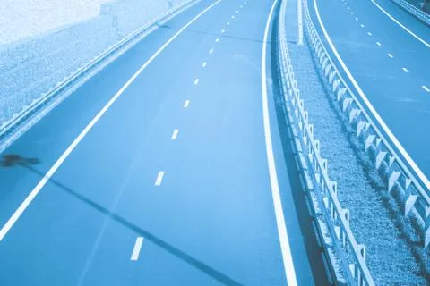 Road under bridge Stock Photos
