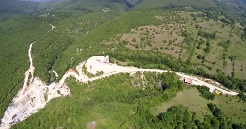 Road under construction Stock Footage 66465151