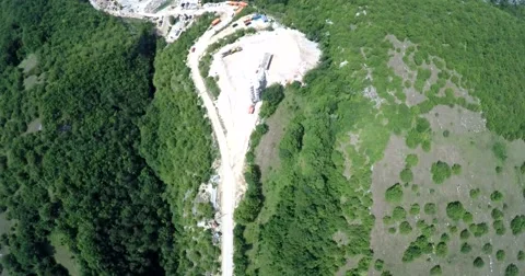 Road under construction Stock Footage 66465625