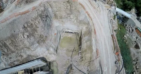 Road under construction Stock Footage 66476763