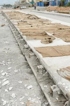 Road under construction Stock Photos