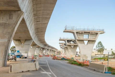 Road under construction Stockfoto's