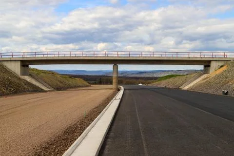 Road under contruction Stock Photos