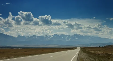 Road under heaven Stock Footage 98151092